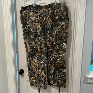 Realtree Camo Cargo Pants Big Mens 2XL Camouflage Hunting Large Pockets EUC